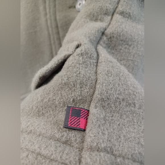 Woolrich Women's Olive Green Wool Vest Women's Size Small - Picture 7 of 14